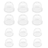 12 Stück Zündkapsel Primer Pumpe, Kraftstoffpumpe Vergaser Primerkolben, für Rasenmäher, Gebläse, Rasentrimmer, Schneider, Hecken, Trimmer, Kettensäg