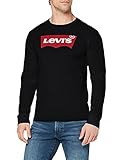 Levi's Herren T-Shirt LS Graphic Tee-B, Schwarz/Hm Ls Better Black 0013, Larg