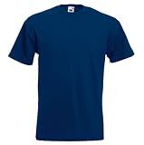 Fruit of the LoomHerren T-Shirt Blau Navy