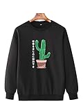 XDJSD Herren Sweatshirt Rundhals Sweatshirt Lose Mode Pullover Mode Print Paar Shirt Langarm T-Shirt Einfarbig Sport Paar Top