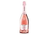 Canti Prosecco D.O.C. Rosè Millesimato mit Cellophan - trocken - Schaumwein Italien Wein Prosecco (1 x 0.75 l)