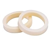 OMMO LEBEINDR Fahrrad-Schwamm Ring Ölstaub Sealed Schaumstoffring Kit Dichtung Ölreiniger Staubdichtung Schaumstoffring Fahrradzubehör Weiß 30mm 1p