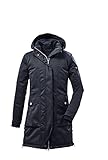 Killtec Mädchen KOW 13 GRLS CT Funktionsparka/Outdoorjacke mit abzippbarer Kapuze, dunkel Denim, 164
