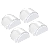 ACGAM Türstopper Boden Selbstklebend, 4er Set Bodentürstopper Kleben Transparente Türpuffer Boden Wandpuffer Zum Schutz Von Wand und Möbel - alle Hartböden geeig