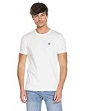 Calvin Klein Jeans Herren Ck Essential Slim Tee Hemd, Bright White, L EU