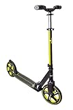 muuwmi Aluminium Scooter Pro – Tretroller, 215 mm, ABEC 7, für Kinder und Erwachsene, GS-geprüft, höhenverstellbar, L