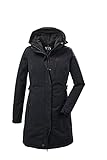 Killtec Damen Funktionsparka/ Parka mit abzippbarer Kapuze - KOW 165 WMN PRK, schwarz, 50, 37726-000