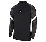 Nike Herren Dri-FIT Strike Longsleeve, Black/Anthracite/White/White, L