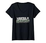 Damen viertes G Gesund leider Gesund 1 G Regel gesunde Menschen T-Shirt mit V