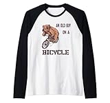 Herren Herren Radsport, Radfahrer, Alter Mann Fahrrad, Bär, Grizzly Rag