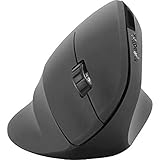 Speedlink PIAVO Ergonomic Vertical Mouse - Kabellose 5-Tasten-Maus - Haltungsfördernde ergonomische Form, schw