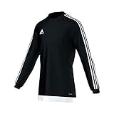 adidas Herren T-Shirt ESTRO 15 Jersey L Langarmtrikot, Black/White, 164