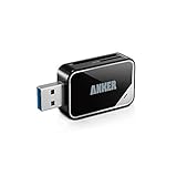 Anker USB 3.0 SD/TF Speicherkartenleser, 2 Steckplätze, Kartenlesegerät für SDXC, SDHC, SD, MMC, RS-MMC, Micro SDXC, Mikro-SD, Micro SDHC Karte, unterstützt UHS-I