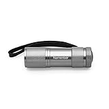 Taschenlampe mit persönlicher Gravur, anthrazit, LED Licht, individuelle Geschenk