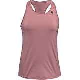 Under Armour Damen Atmungsaktives Sportshirt Technologie, Ärmelloses Funktionsshirt Mit Enganliegender Passform Rush Tank, Rosa, XS, 1355584-662
