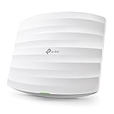 TP-Link EAP245 AC1750 WLAN Access Point (Dualband 1750 Mbit/s mit MU-MIMO, Omada SDN, zentrales Management, professionelles Mesh WLAN, passend für Wand- und Deckenmontage, unterstützt 802.3af PoE)weiß