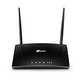 TP-Link Archer MR200 AC750 Dualband 4G LTE WLAN Router (150 Mbit/s im Download, simultanes Dualband, 300 Mbit/s(2,4GHz) + 433 Mbit/s(5GHz), frei konfigurierbarer LAN/WAN-Port) schw