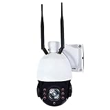 Outdoor - Ptz Überwachungskamera Mit Sonnenkollektor, 1080P Wasserdicht Wireless Ip - Dome Cam, Wifi Wanne / Titel - Kamera Mit 22X Zoom, Nachtsicht, Pir - Bewegungsmelder, Zwei-Wege - Audio , S