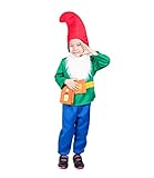 Seruna Zwerg-en Kostüm-e F139 Gr. 98-104, Kinder-Kostüme Märchen Zwerge Wichtel klein-e Mädchen u. Jung-en Fasching-s Karneval-s Geburtstags-Geschenk