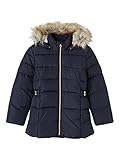 NAME IT Mädchen NKFMERETHE JACKET1 NOOS Steppjacke, Dark Sapphire, 158