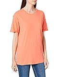 Armani Exchange Damen Feel The Beat T-Shirt, Orange, S