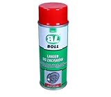 Boll Profi BREMSSATTEL Lack LACKSPRAY Farbe 400ml ROT GELB SCHWARZ Silber (Rot)