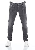 MUSTANG Herren Jeans Oregon Tapered Fit Stretch Denim Hose 99% Baumwolle Blau Grau Schwarz W30 - W40, Größe:W 38 L 36, Farbauswahl:Used Black Denim (1009376-783)