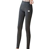 BIBOKAOKE Damen Thermo Gefüttert Winter Warme Hose, GefüTterte Leggings Mädchen Lang High Waist Jogginghose Thermohose Damen Winter GroßE GrößEn Yogahosen Herbst Winter E