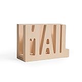 Briefhalter für Schreibtisch minimalistisches Design | Dokumentenhalter Briefhalter | Buchhalter Schreibtisch aus Holz HYKKE | 100% ECO | Made in EU