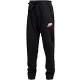 Nike Club Fleece Kids Sweatpants Jogginghosen (S, Black/red)