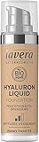 lavera HYALURON LIQUID FOUNDATION -Honey Sand 03- mit Bio-Mandelöl ∙ Make-Up Grundierung ∙ intensive Feuchtigkeit ✔ Naturkosmetik ✔ vegan ✔ Bio Inhaltsstoffe ✔ Natürlich & Innovativ, 30