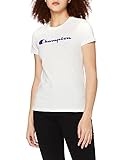 Champion Damen - Classic Logo T-Shirt - Weiß, M