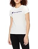 Champion Damen - Classic Logo T-Shirt - Weiß, M