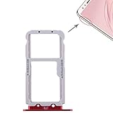 LISUHONG BMSD AYD 2 SIM Karten-Behälter/Micro SD-Karten-Behälter for Huawei Nova 2s (Schwarz) (Color : Red)