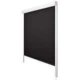 Sol Royal Kassettenrollo SolReflect K24 120x175cm schwarz Thermorollo - seitliche Führungsschienen - Befestigung ohne Bohren in div. Farben und Größ