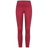 super.natural Lange Damen Funktions-Hose, Mit Merinowolle, W SUPER TIGHTS, Größe: XS, Farbe: Bordeaux