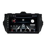 JAYLONG Autoradio kompatibel mit Suz-uki Ciaz 2014-2018 Radio Navigation Android 10.0 DSP Carplay IPS Touchscreen Mirrorlink BT 4G WiFi SWC mit Review-Kamera (8 core 4G+WiFi 4G+64G)