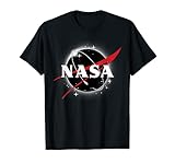 NASA Classic Logo Atop Total Solar Eclipse Premium T-S