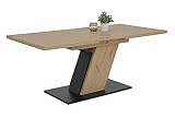 Apollo Jeanette Esstisch, Holzwerkstoff, Braun, B140-180 x T90