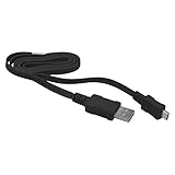 Trade-Shop Highspeed Micro USB 2.0 Flachkabel Ladekabel Datenkabel für Meizu M3 Max M3 Note M5c Pro 7 Pro 7 Plus Mobistel Cynus E4 E7 F10 Motorola Moto C LTE Plus E4 Plus G5 G5