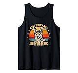 Bester Husky Dad aller Zeiten Papa Husky Hundeliebhaber Tank Top
