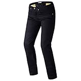REBELHORN Classic II Slim Fit MotorradJeans CE-Level 2 Knie- und Hüftprotektoren Dupont Kevlar Panels Reflektierende Elemente 4 Taschen CE-Z