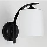 Wandleuchte Modern Schmiedeeisen E27 Kreative Wandleuchte Wandleiste Glas Wandleuchte Mit Lampenschirm Wohnzimmer Wandleuchte Kreative Wandlamp