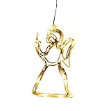 Prasacco 1 pcs LED Christmas Lights Indoor Battery Operated Hanging Window Light Warm White for Holiday Birthday Wedding XmasParty Shop Window D
