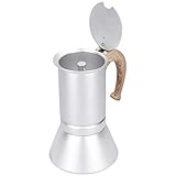 Moka Pot, 300ml/10oz/6 Tasse kubanische Kaffeemaschine Classic Cafe Percolator Latte Cappuccino Herd Espressokocher, Italienische Kaffeemaschine für das Büro zu H