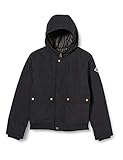 Quiksilver Jungen Wasserabweisende Kapuzenjacke New Brooks - Wasserabweisende Kapuzenjacke für Jungen 8-16, Black, M/12, EQBJK03199