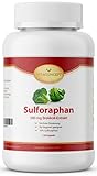 Sulforaphan I 50 mg pro Kapsel I hochdosiert aus 500 mg Brokkoli Extrakt I 120 vegane Kapseln I laborgeprüft I ohne Magnesiumstearat I Made in Germany