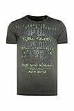 Camp David Herren T-Shirt Inside Oil Dyed mit Used-Optik