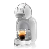 Krups Nescafé Dolce Gusto Mini Me KP1201 Kapsel Kaffeemaschine (für heiße und kalte Getränke, 15 bar Pumpendruck, automatische Wasserdosierung, Flow-Stop Technologie, 0,8 l Wassertank) weiß/g