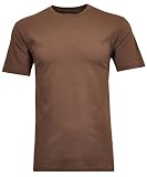 Ragman Herren T-Shirt Rundhals Singlepack XXL, Braun-847